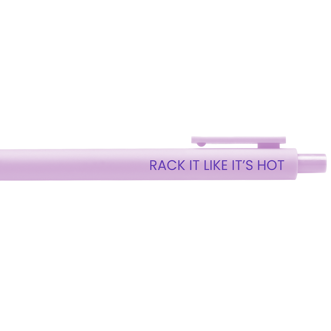 Rack it Like It's Hot, Mahjong, Gel Pen