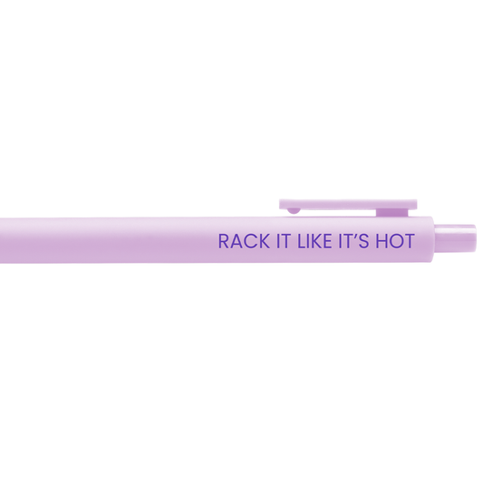 Rack it Like It's Hot, Mahjong, Gel Pen
