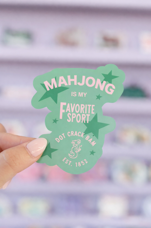 Mahjong is my Favorite Sport Sticker