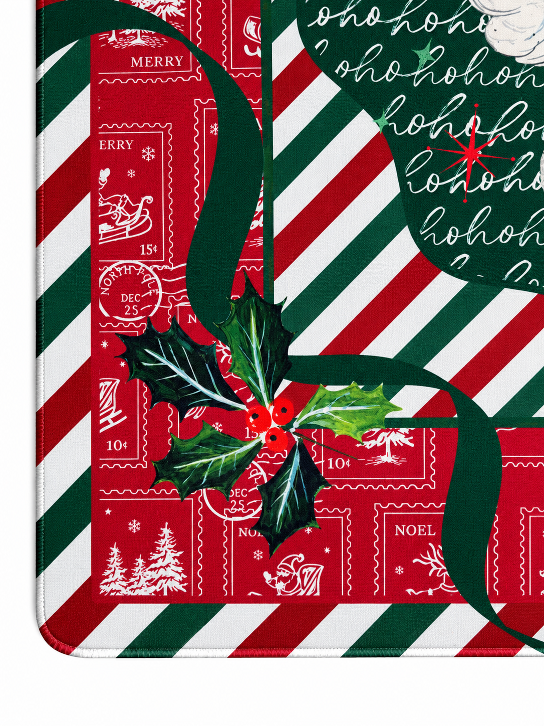 Letters to Santa 33"x33" Premium Mahjong Mat