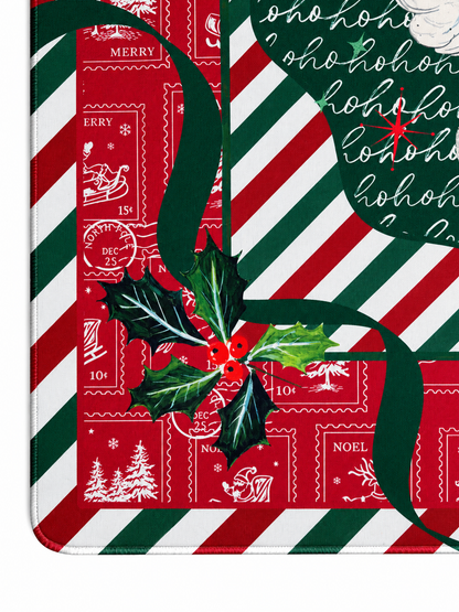 Letters to Santa 33"x33" Premium Mahjong Mat