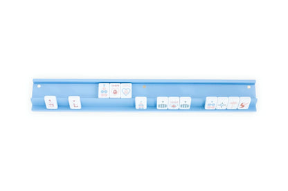 PEACE LOVE MAHJONG Mahjong Racks & Pushers (Set of 4) FRENCH BLUE