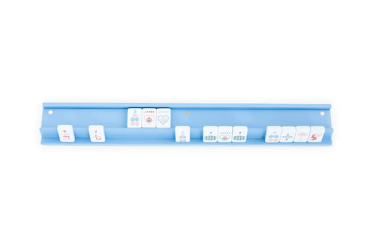 PEACE LOVE MAHJONG Mahjong Racks & Pushers (Set of 4) FRENCH BLUE