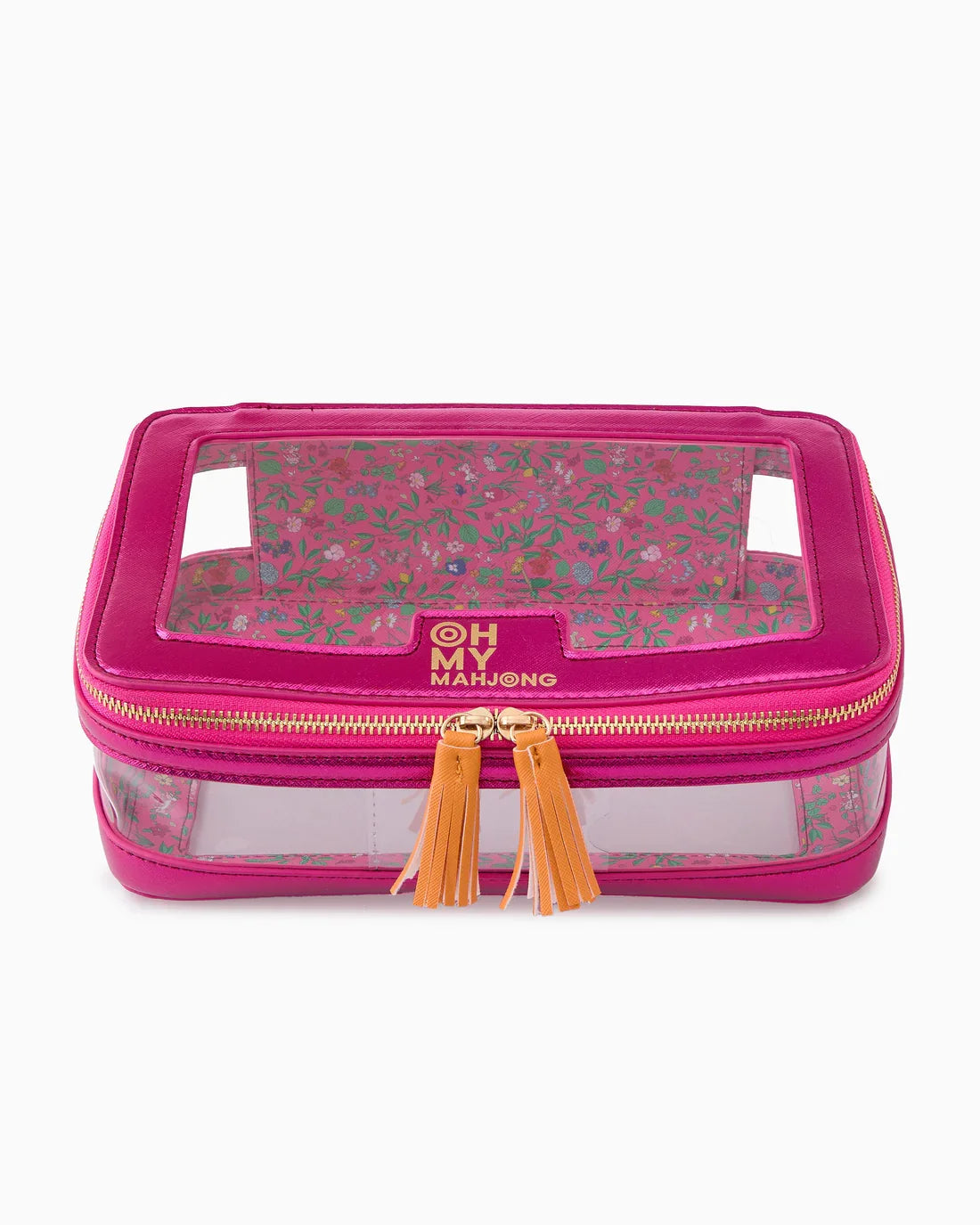 Oh My Mahjong Pink Metallic Tile Bag