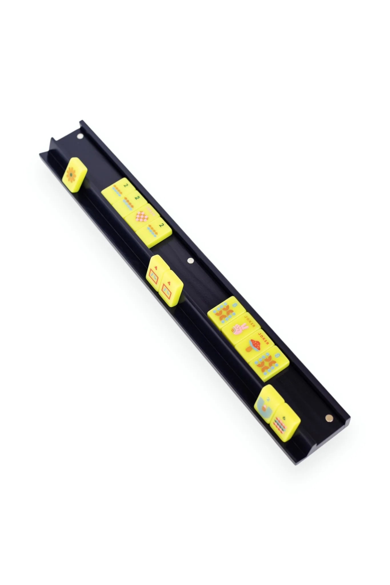 PEACE LOVE MAHJONG Mahjong Racks & Pushers (Set of 4) NAVY