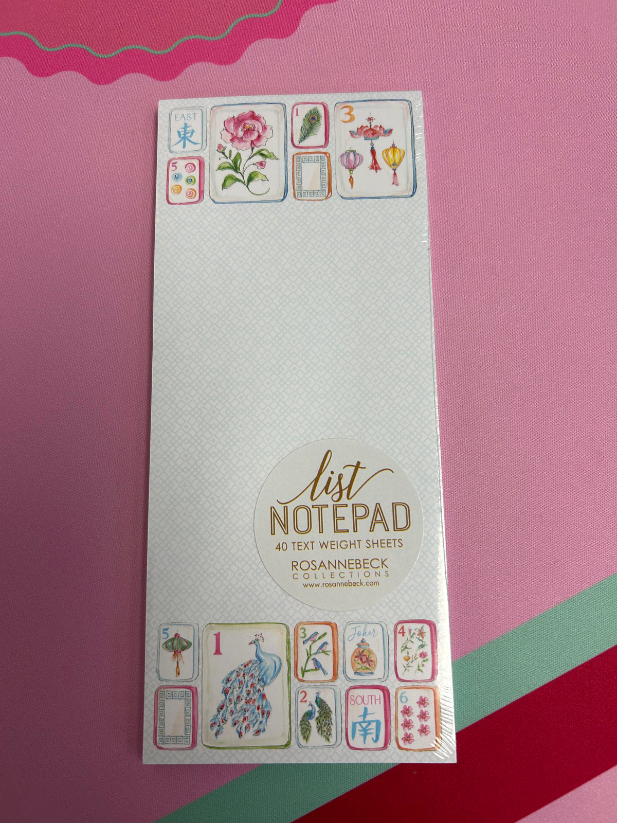 MAHJONG LIST NOTEPAD