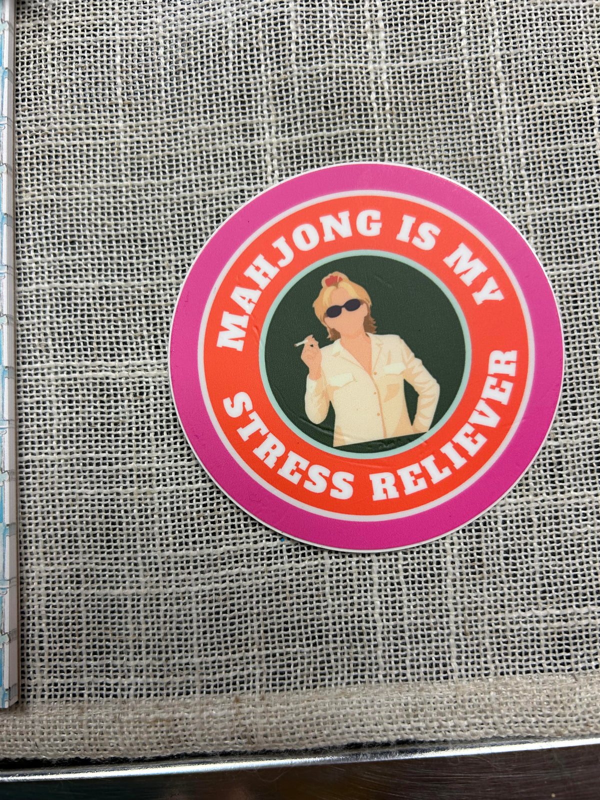 MAHJONG IS MY STRESS RELIEVER STICKER